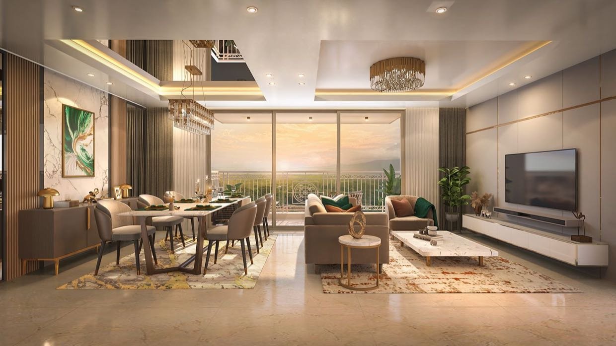 The living room